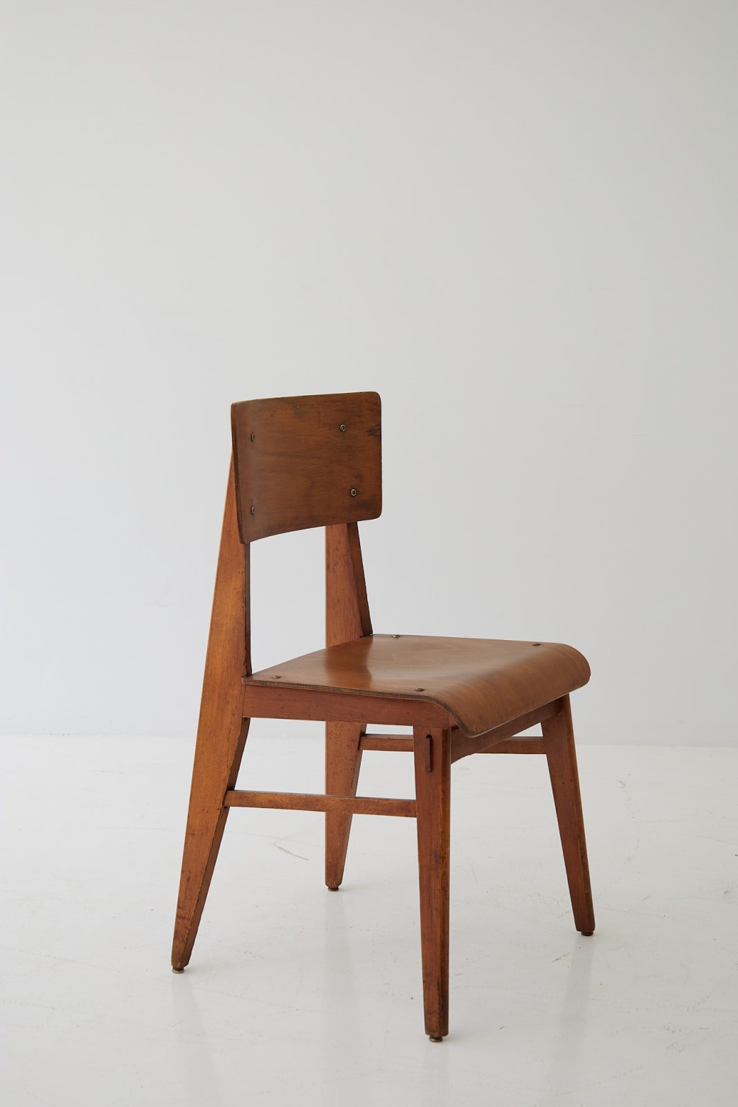 Jean Prouve, Single variant of 'All Wood Chair', c.1950's