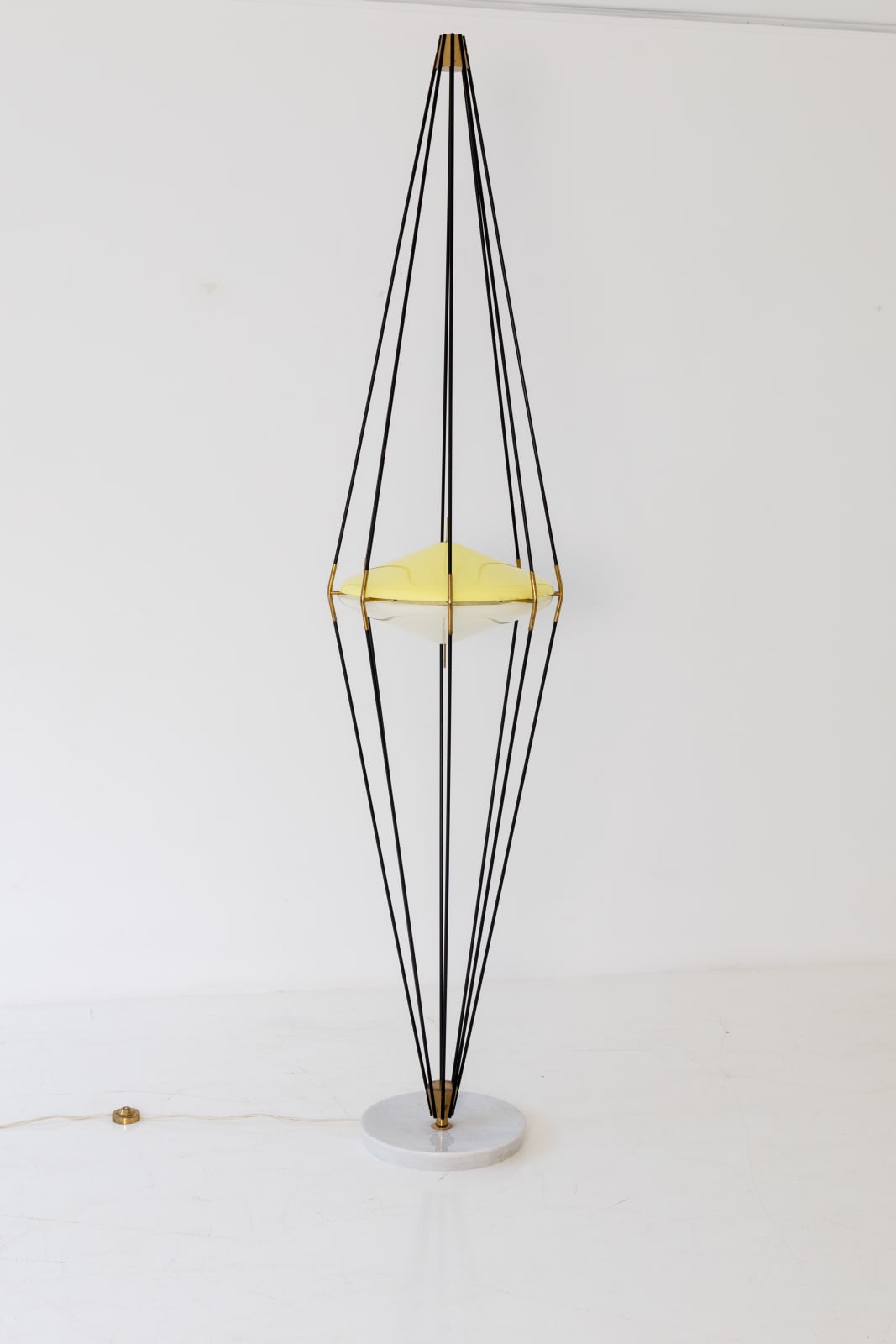 Angelo Lelli, Angelo Lelii for Arredoluce – Siluro Floor Lamp, Model 12628 , circa. 1957