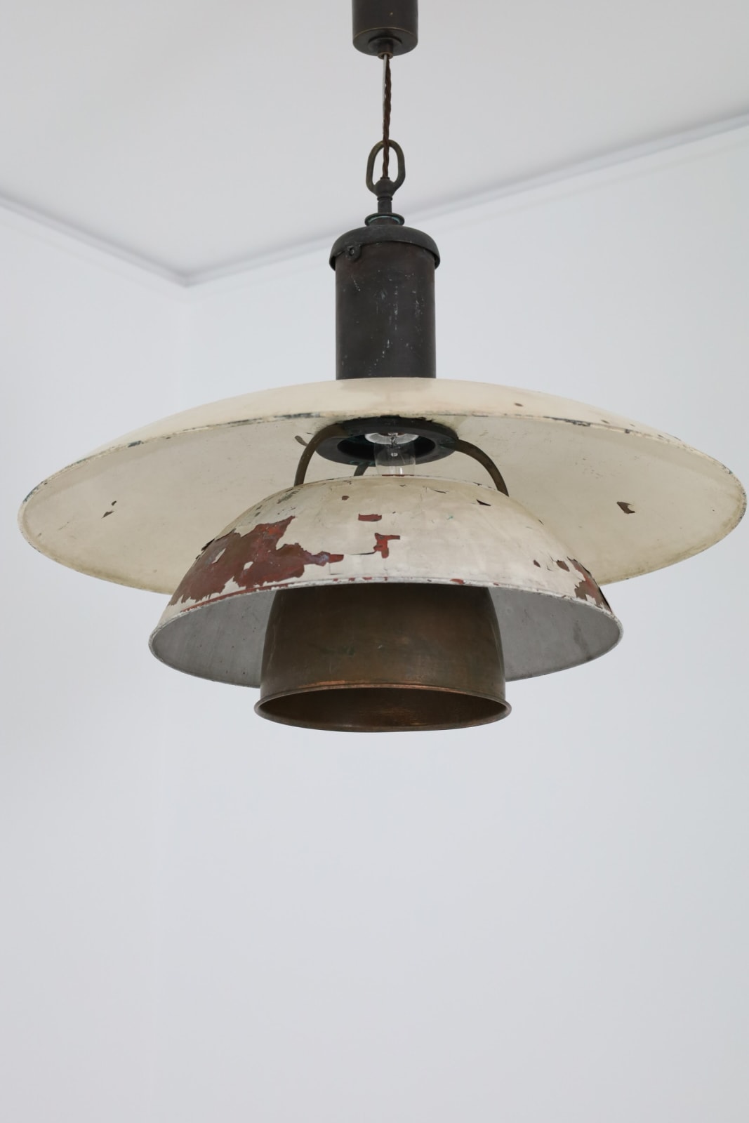 Poul Henningsen, Poul Henningsen 5/5Copper Ceiling Lamp, circa. 1930s