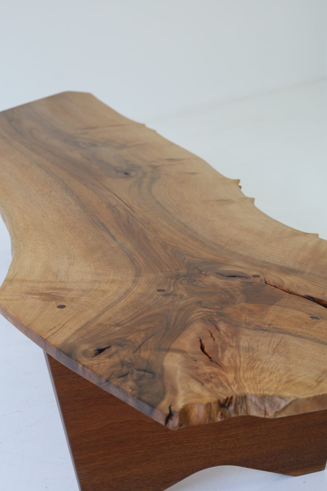 George Nakashima, Walnut Slab Coffee Table, New Hope Pennsylvania c.1957's