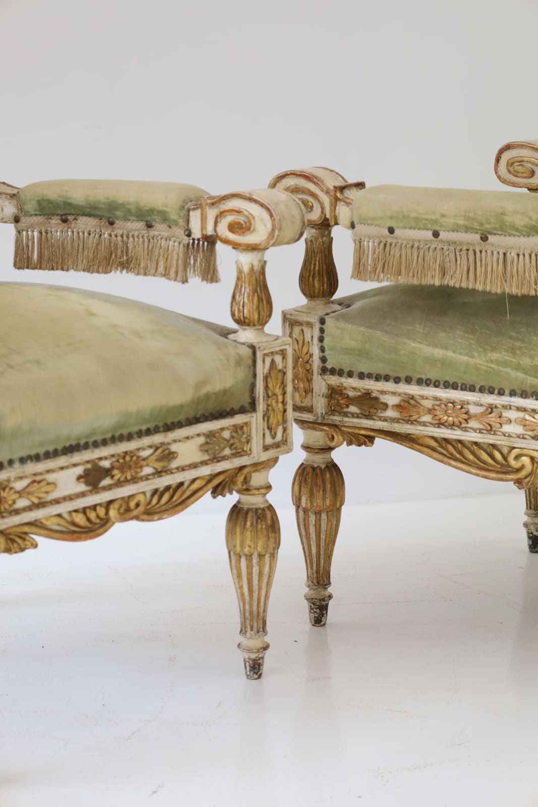 Unknown Designer, A Pair Late 18th Century Sedish Chairs