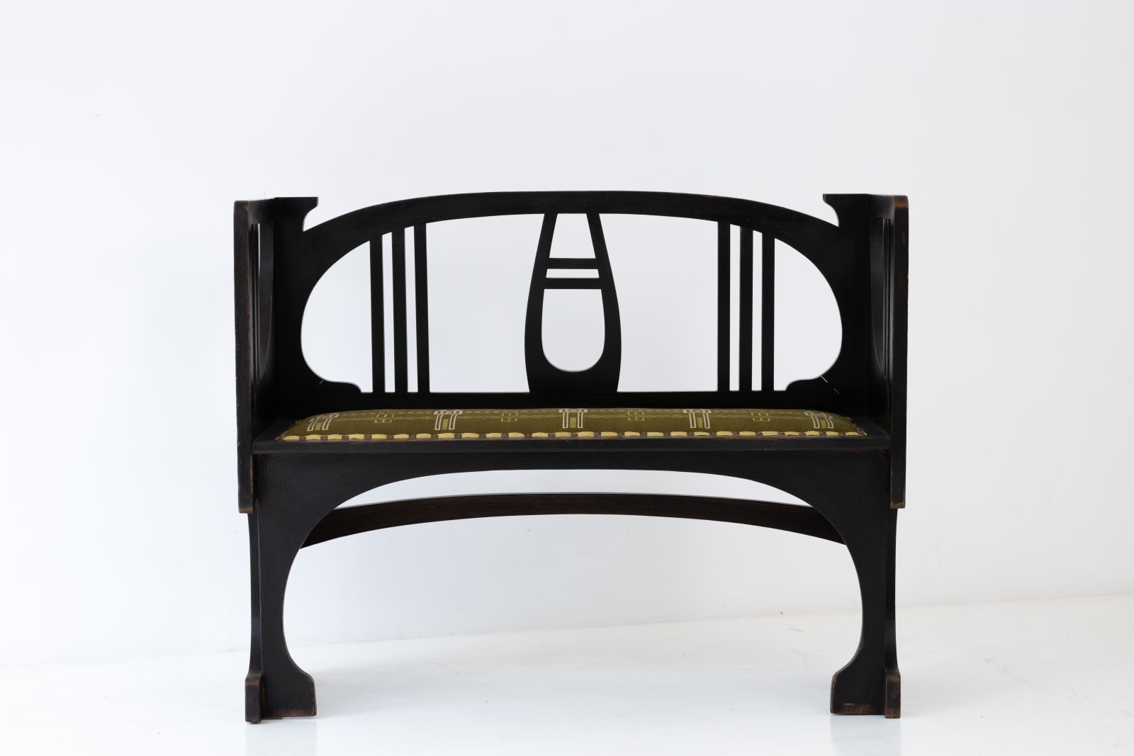 Josef Hoffmann, Front Room Bench, c.1898