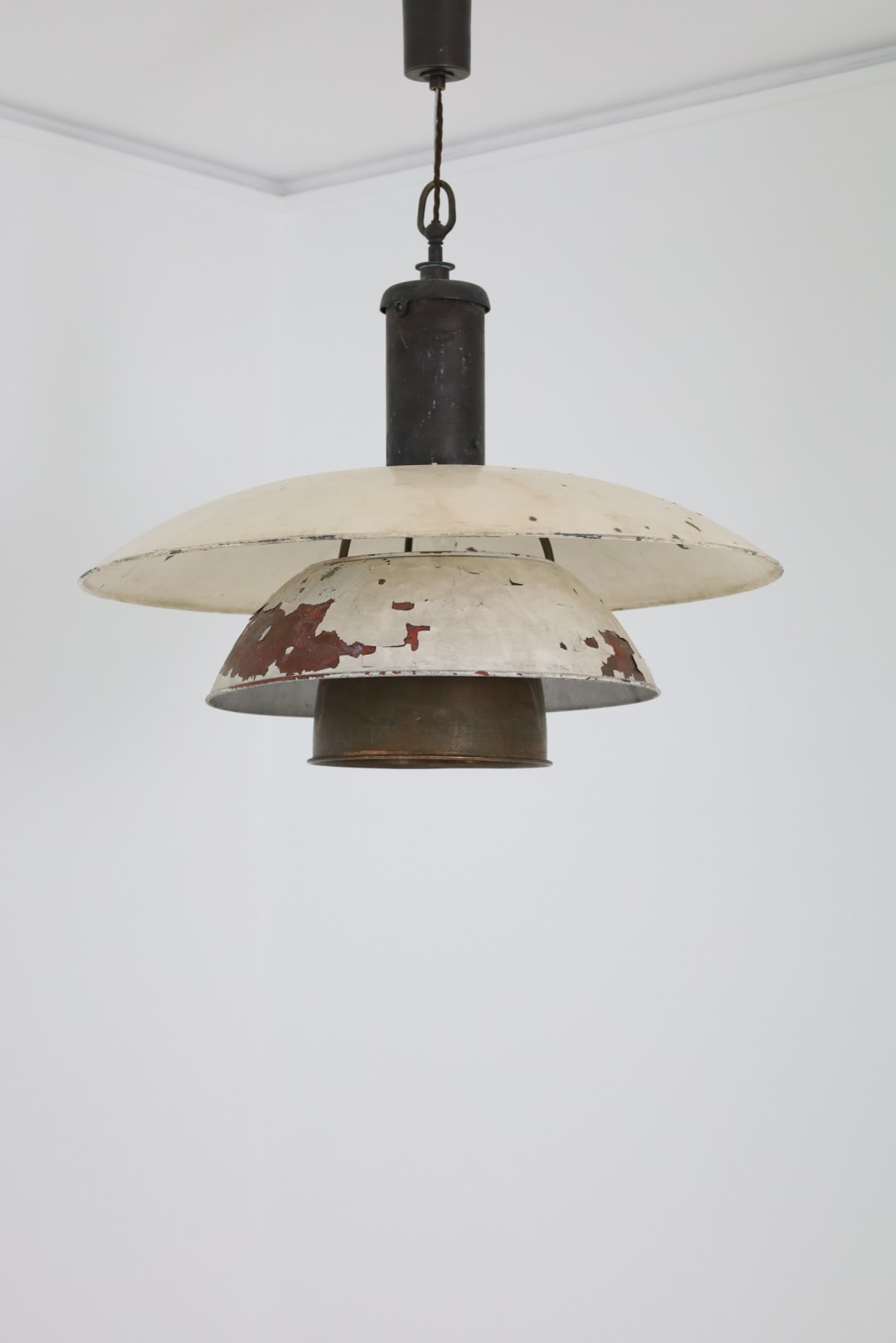 Poul Henningsen, Poul Henningsen 5/5Copper Ceiling Lamp, circa. 1930s