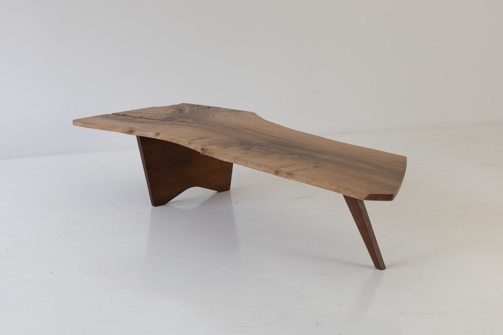 George Nakashima, Walnut Slab Coffee Table, New Hope Pennsylvania c.1957's