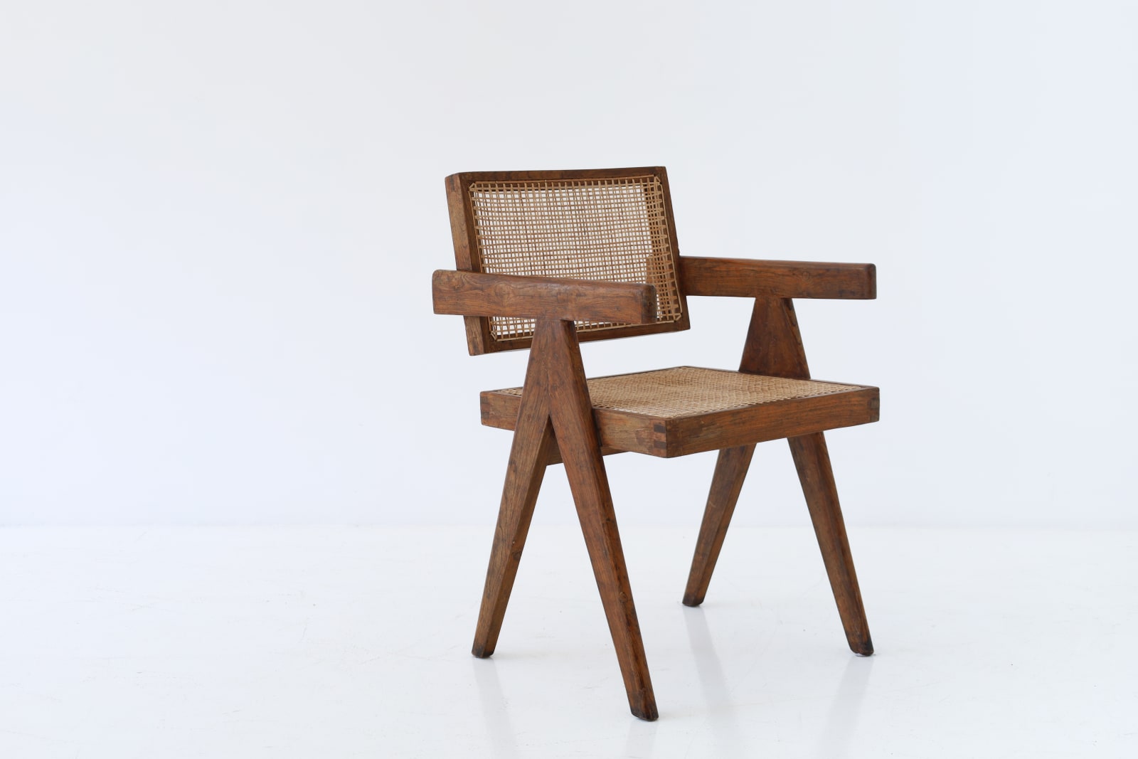 Pierre Jeanneret, Floating Back Office Chair, c.1950