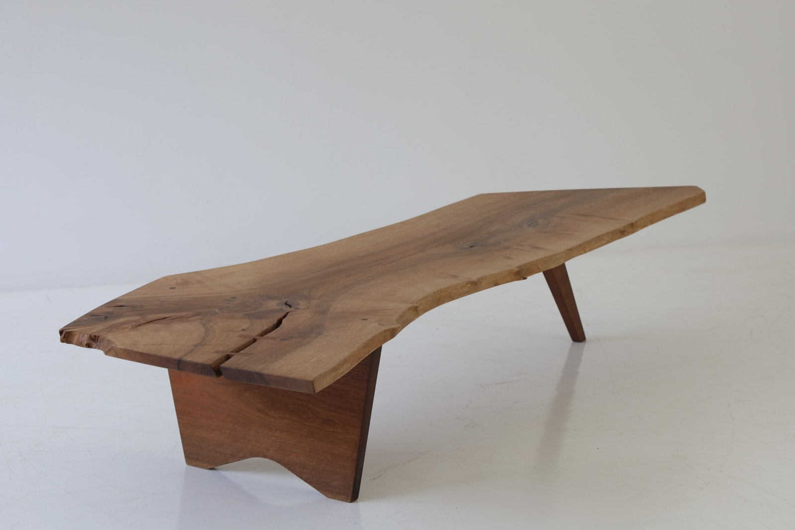 George Nakashima, Walnut Slab Coffee Table, New Hope Pennsylvania c.1957's
