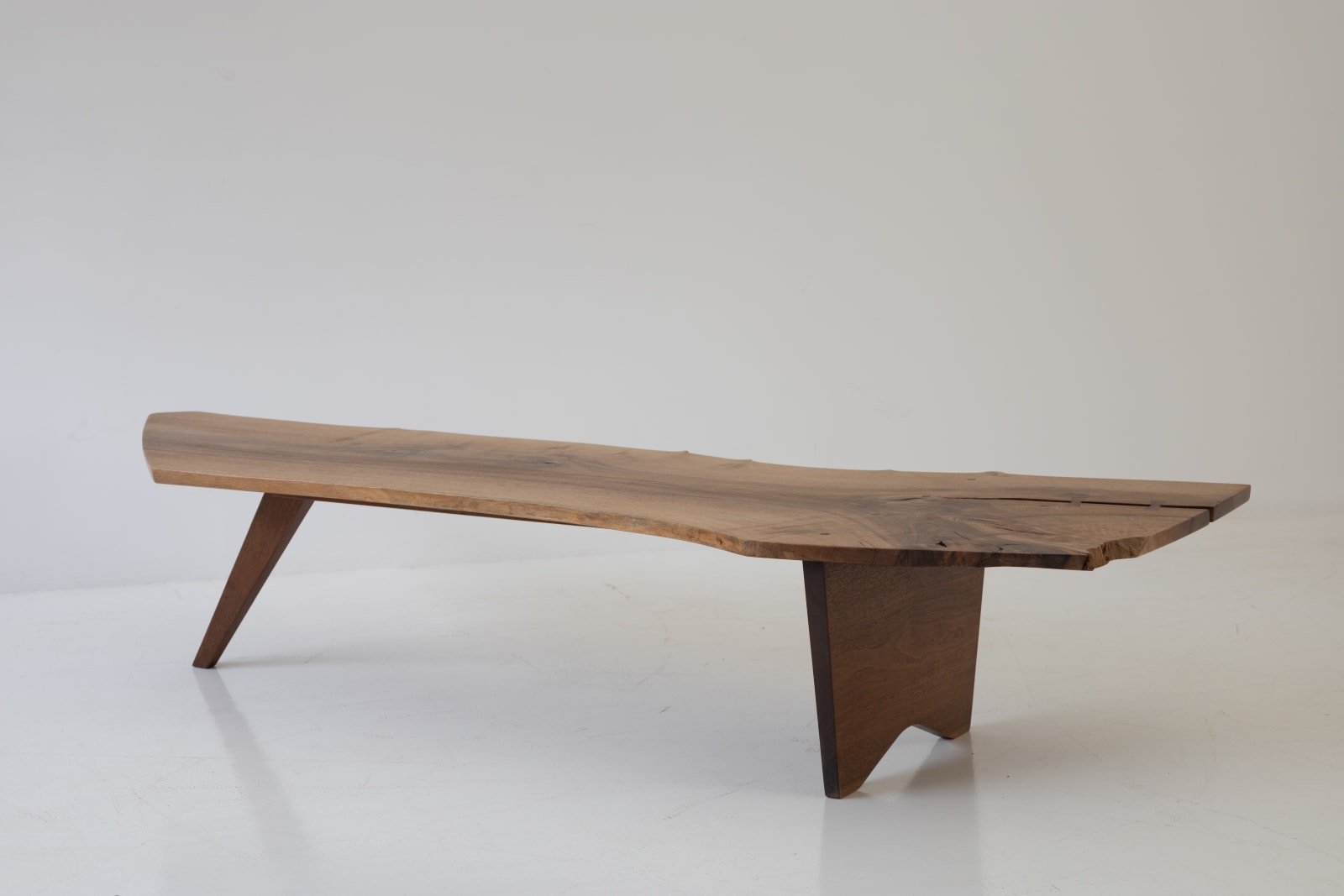George Nakashima, Walnut Slab Coffee Table, New Hope Pennsylvania c.1957's