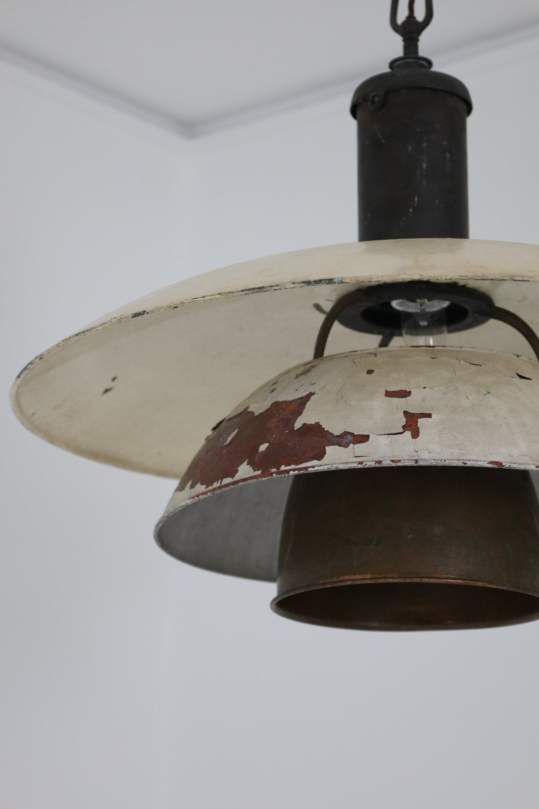 Poul Henningsen, Poul Henningsen 5/5Copper Ceiling Lamp, circa. 1930s