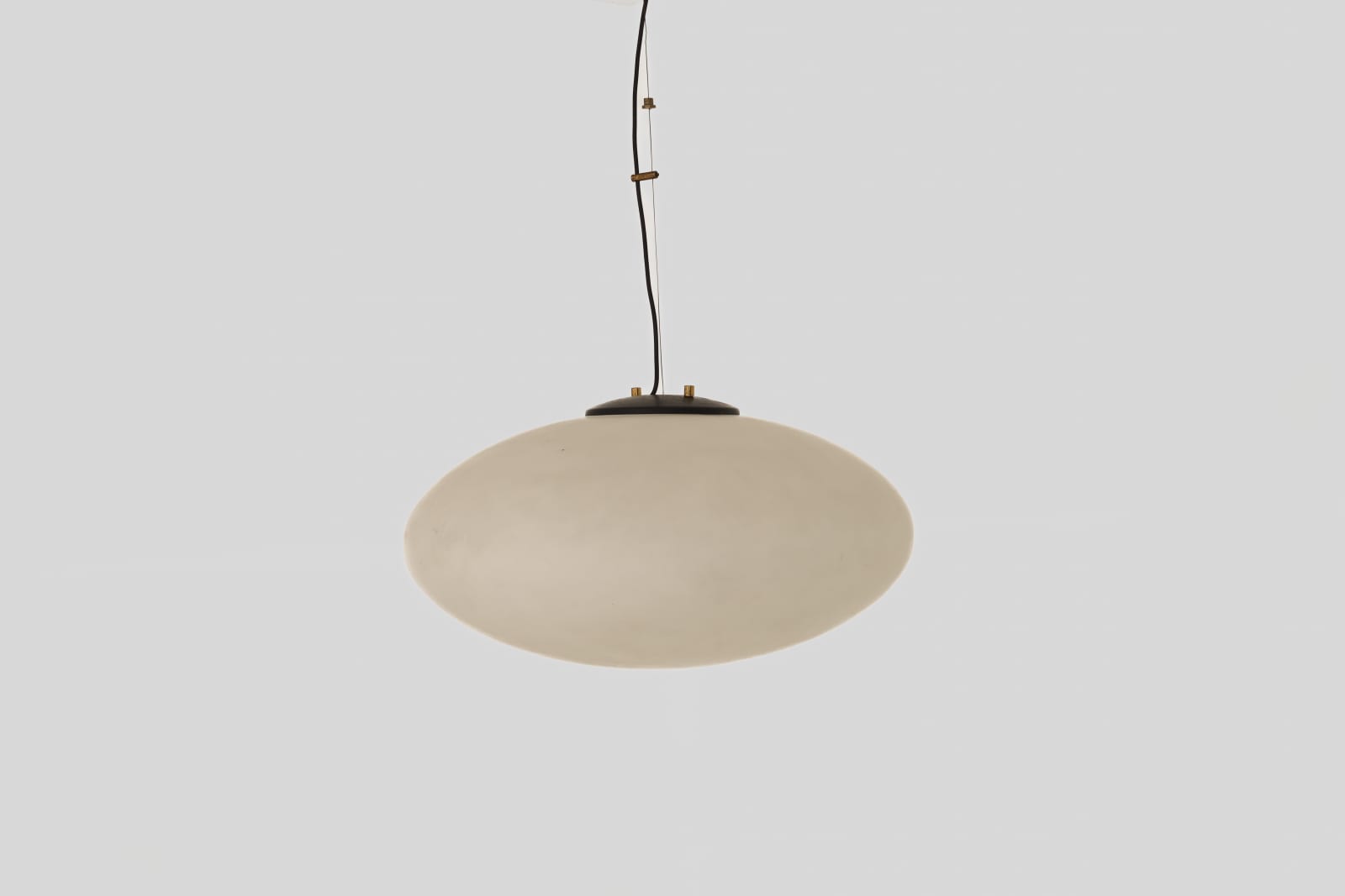 Stilnovo, Opaline Satin Glass Ceiling Light Model 1104, c. Late 1950s, early 1960's