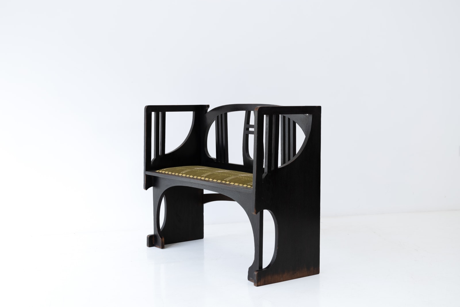 Josef Hoffmann, Front Room Bench, c.1898