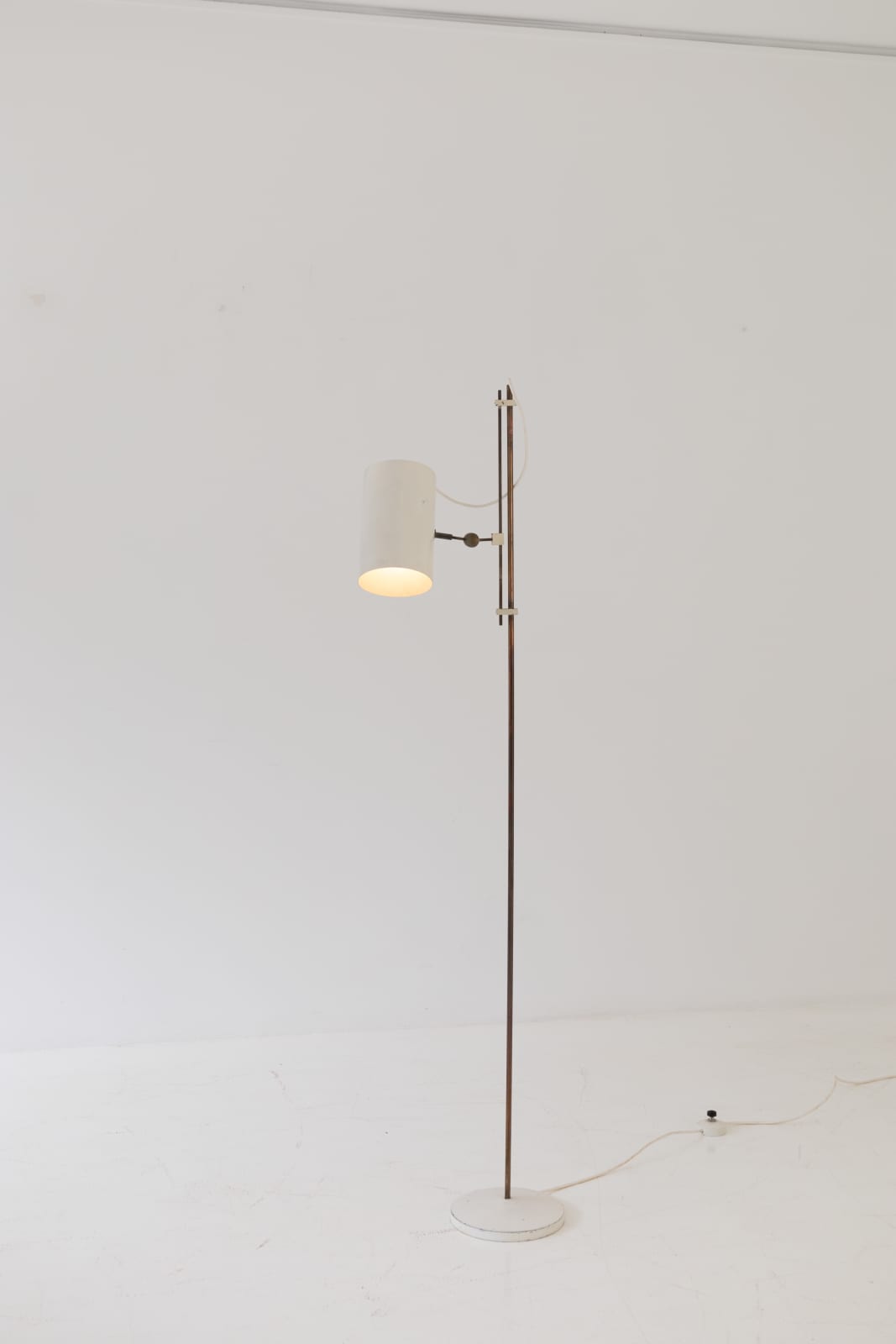 Tito Agnoli, Rare adjustable standard lamp for O-Luce, c.1954