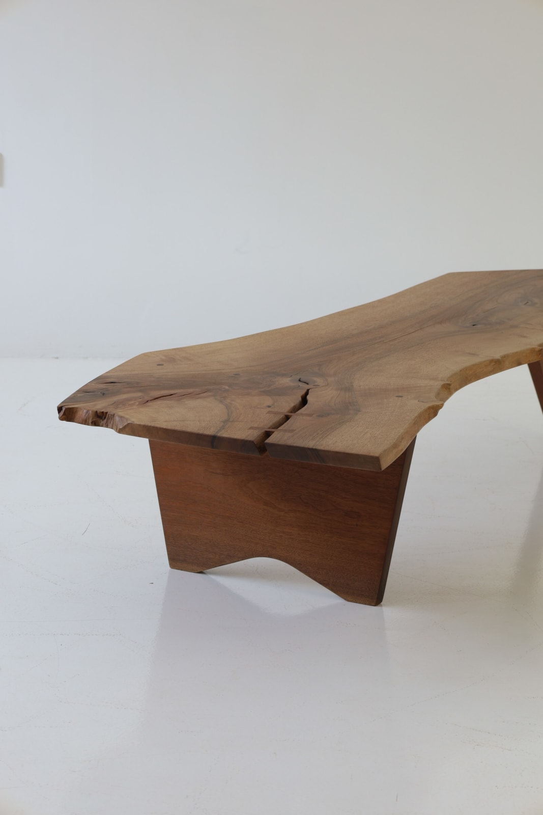 George Nakashima, Walnut Slab Coffee Table, New Hope Pennsylvania c.1957's