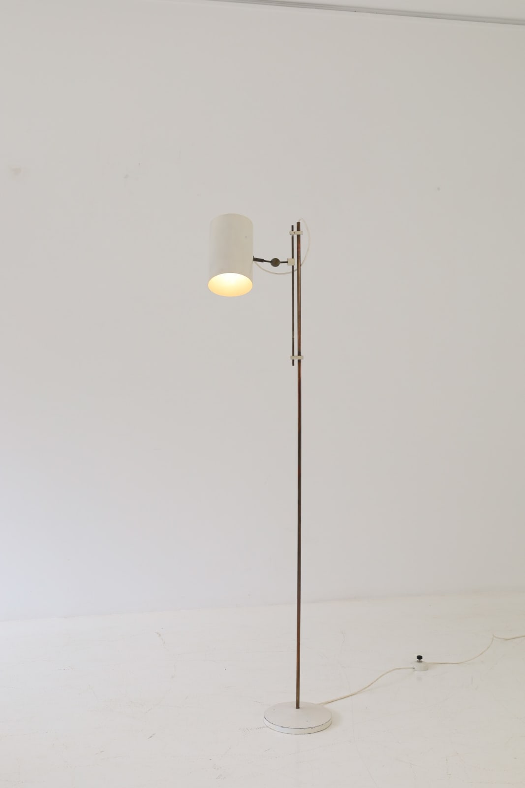 Tito Agnoli, Rare adjustable standard lamp for O-Luce, c.1954