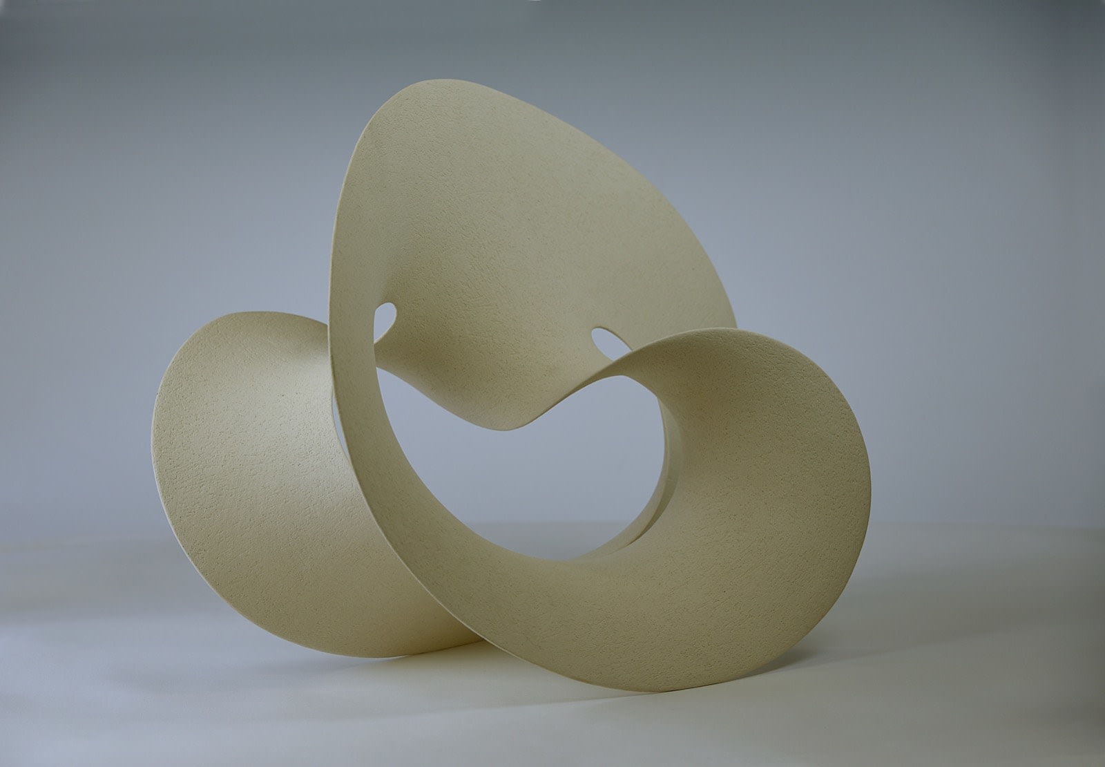 Adrian Bates, Möbius Deconstructed White 110, 2023