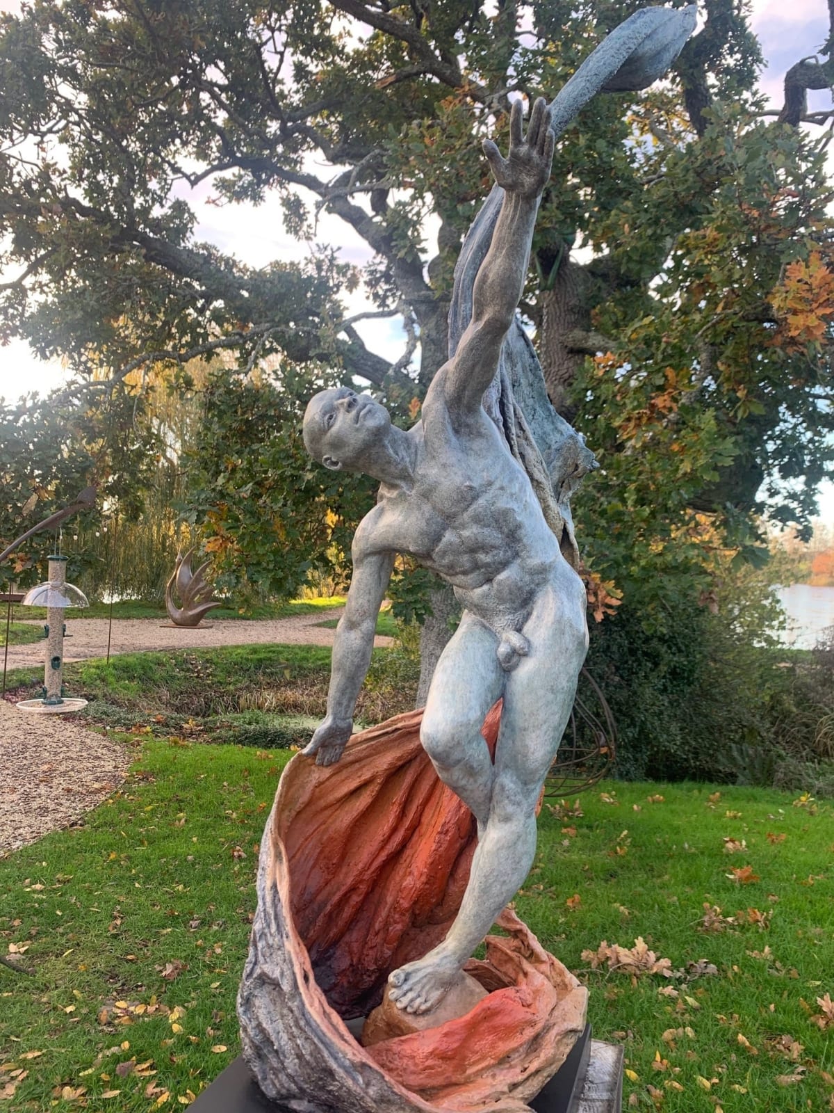 Lucianne Lassalle, Icarus Takes Flight - Leaving the Material World, 2022