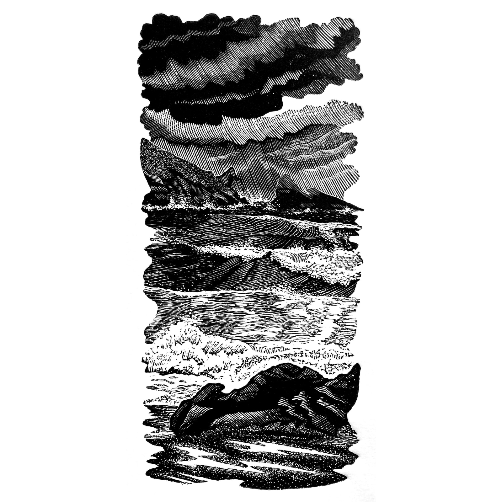 Robin Mackenzie, Winter Shore, 2023