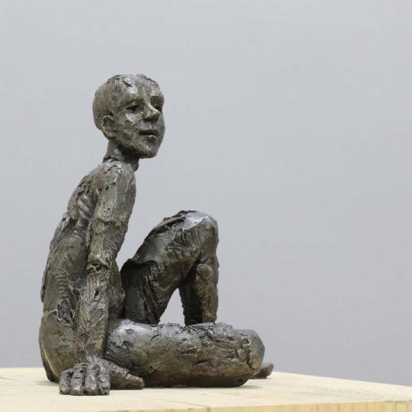Carol Peace, Seated Male Figure 2