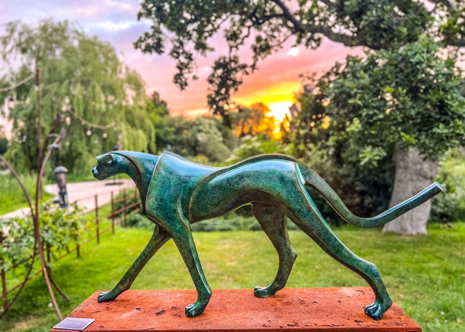 Marie Ackers, Walking Cheetah , 2022