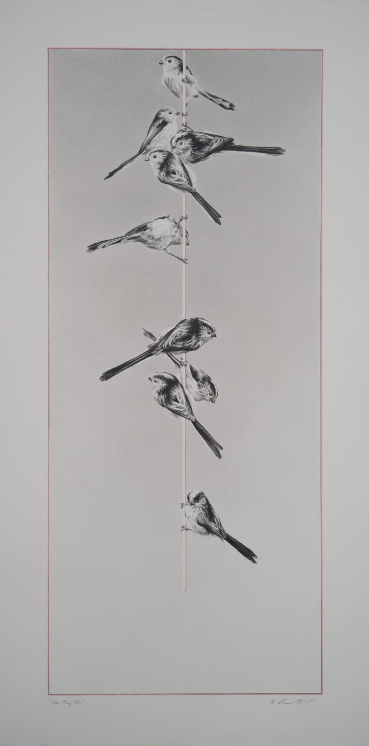 Andrew Denman, The May Pole [Long-Tailed Tits], 2022