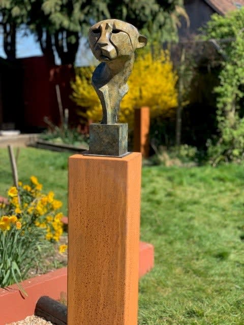 Marie Ackers, Spirit of the Savannah - Cheetah Head , 2025