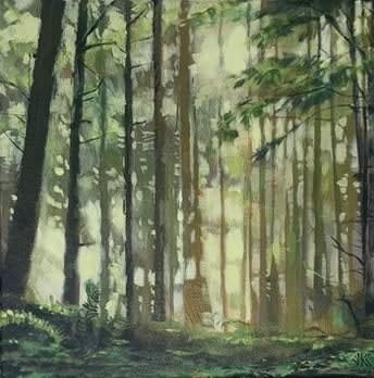 Jane Chapman, Woodland 5, 2023