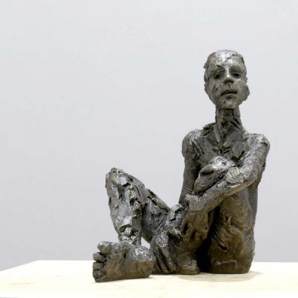 Carol Peace, Seated Male Figure 1
