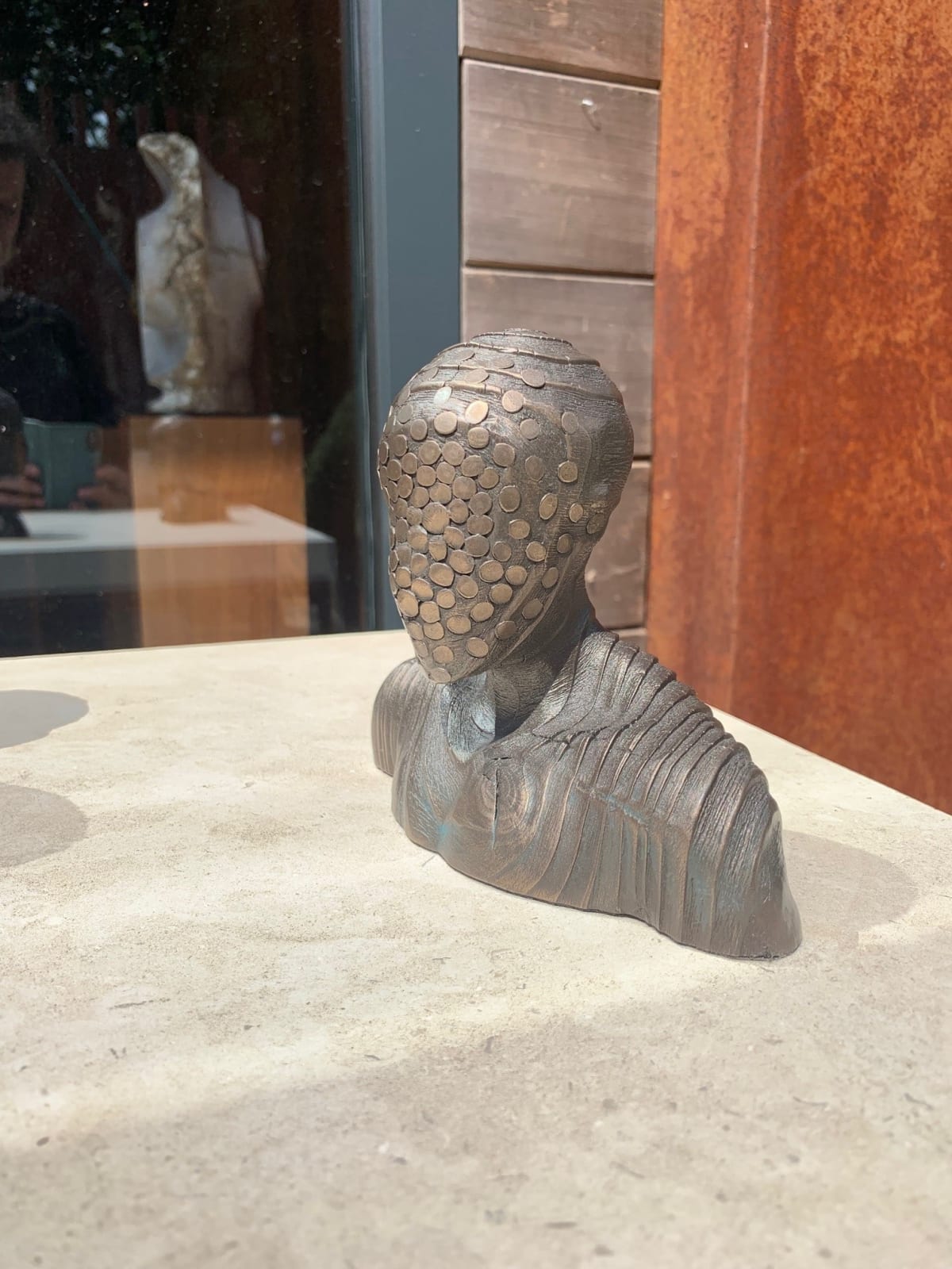 Ed Elliott, Tacked Bust, 2022