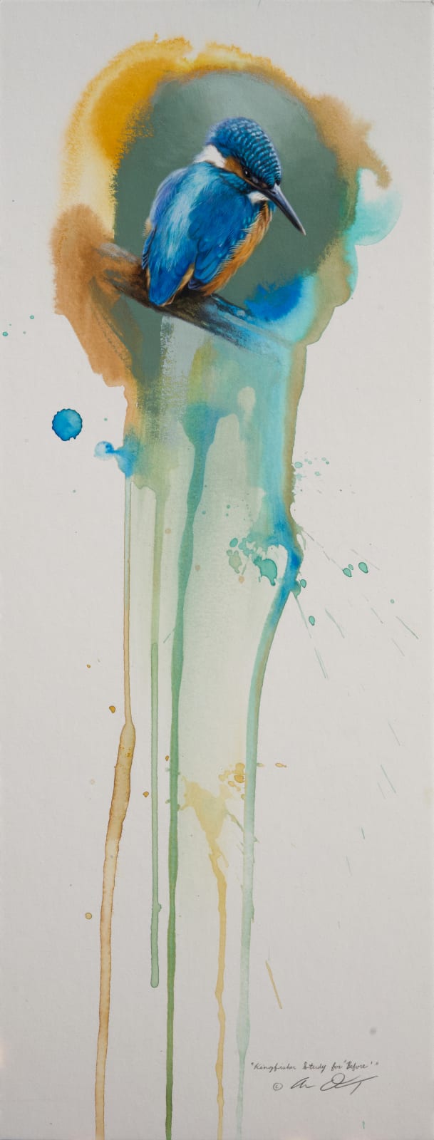 Andrew Denman, Kingfisher Study for 'Before'