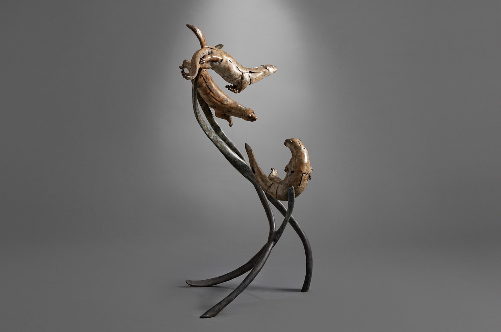 Fred Gordon, Diving Otters, 2021