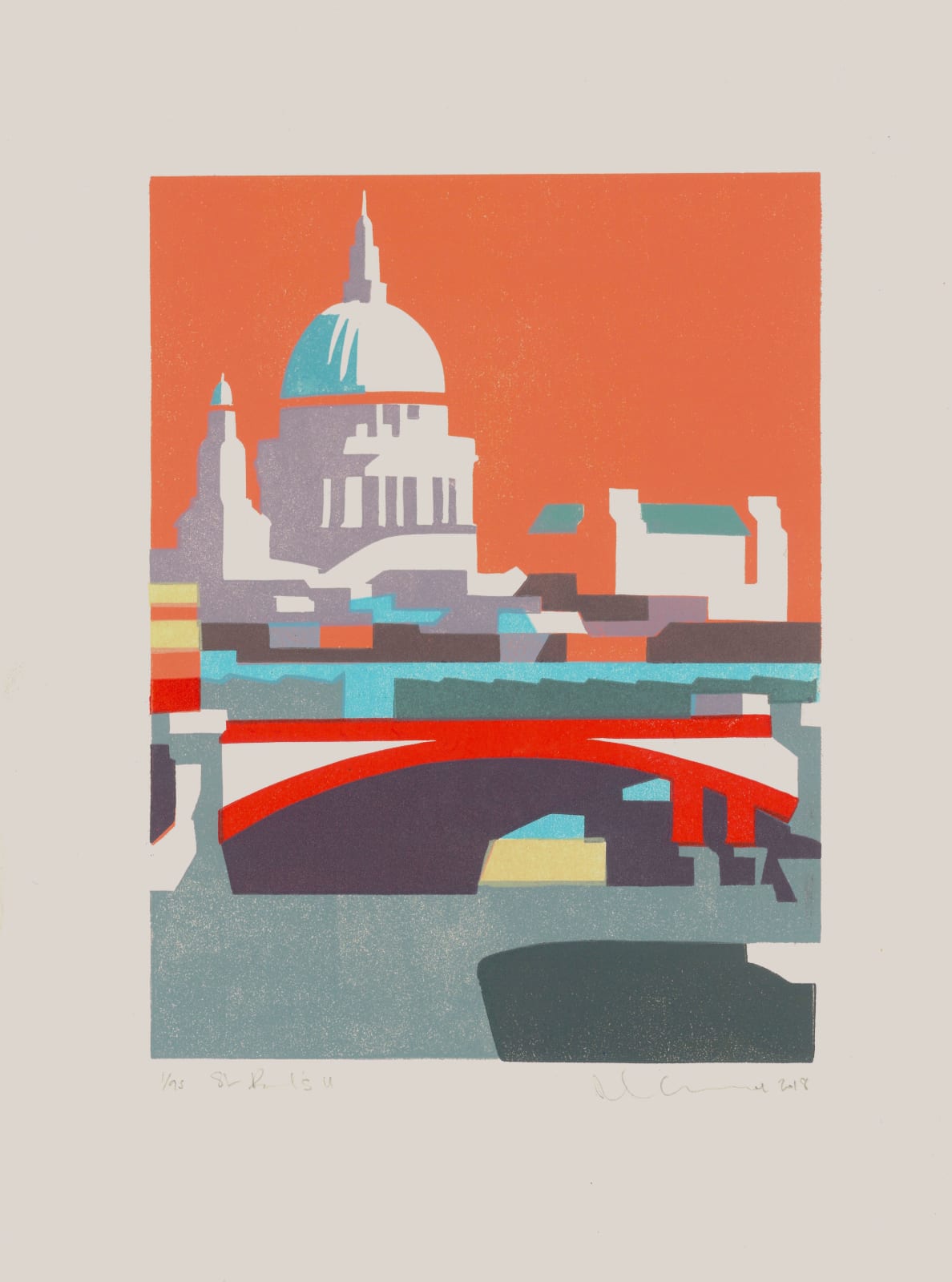 Paul Catherall, St. Paul's II, 2018