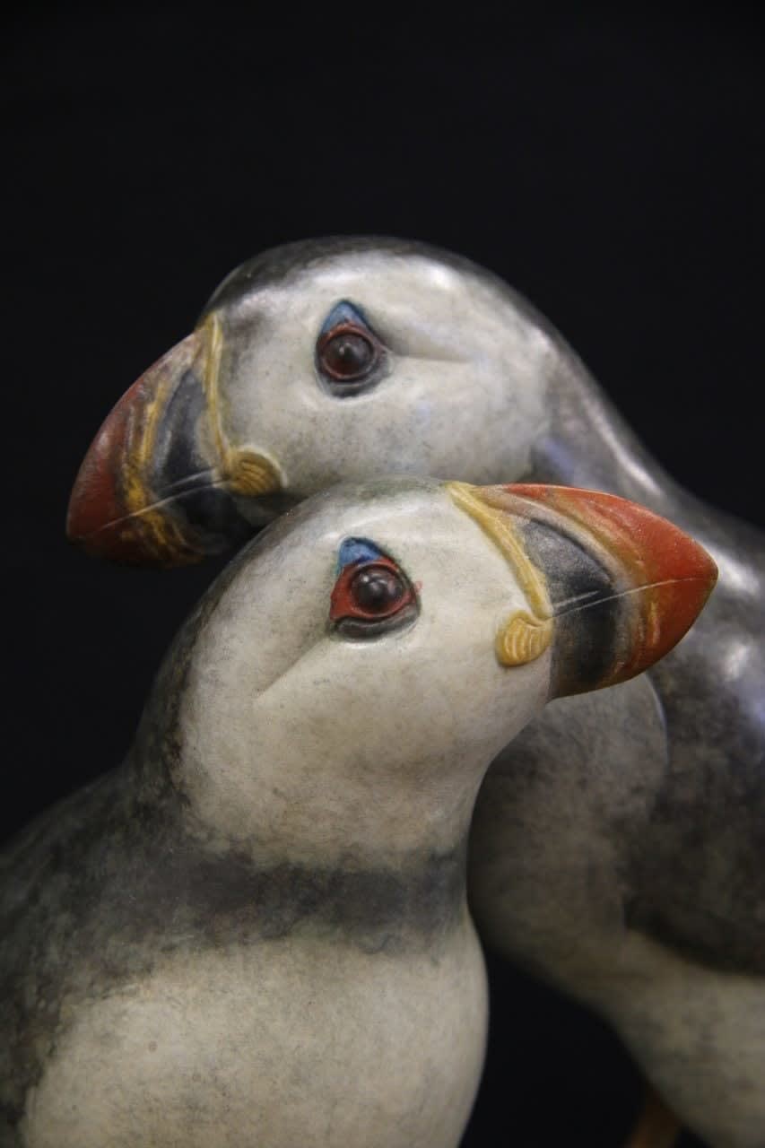 Adam Binder, Pair of Puffins , 2021