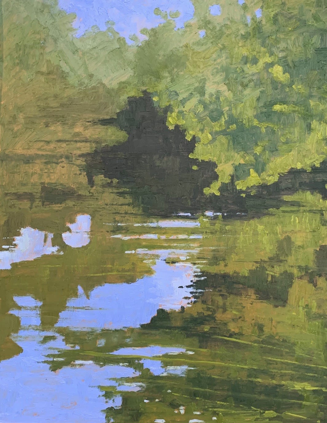 Stephen Bithell, Colour on North Lake , 2022
