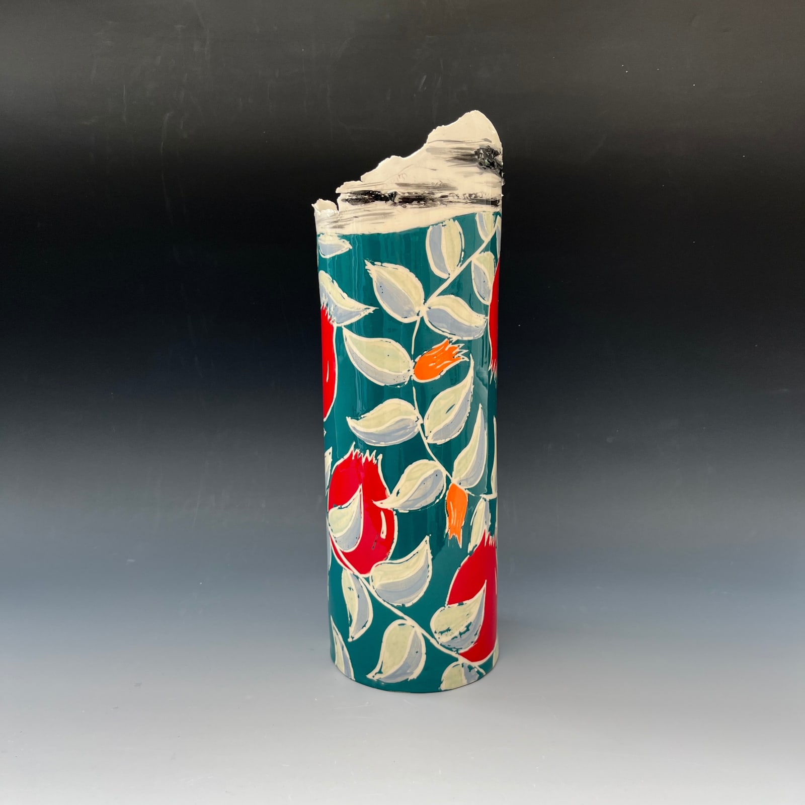 Elaine King, Birch Over Pomegranate, 2024