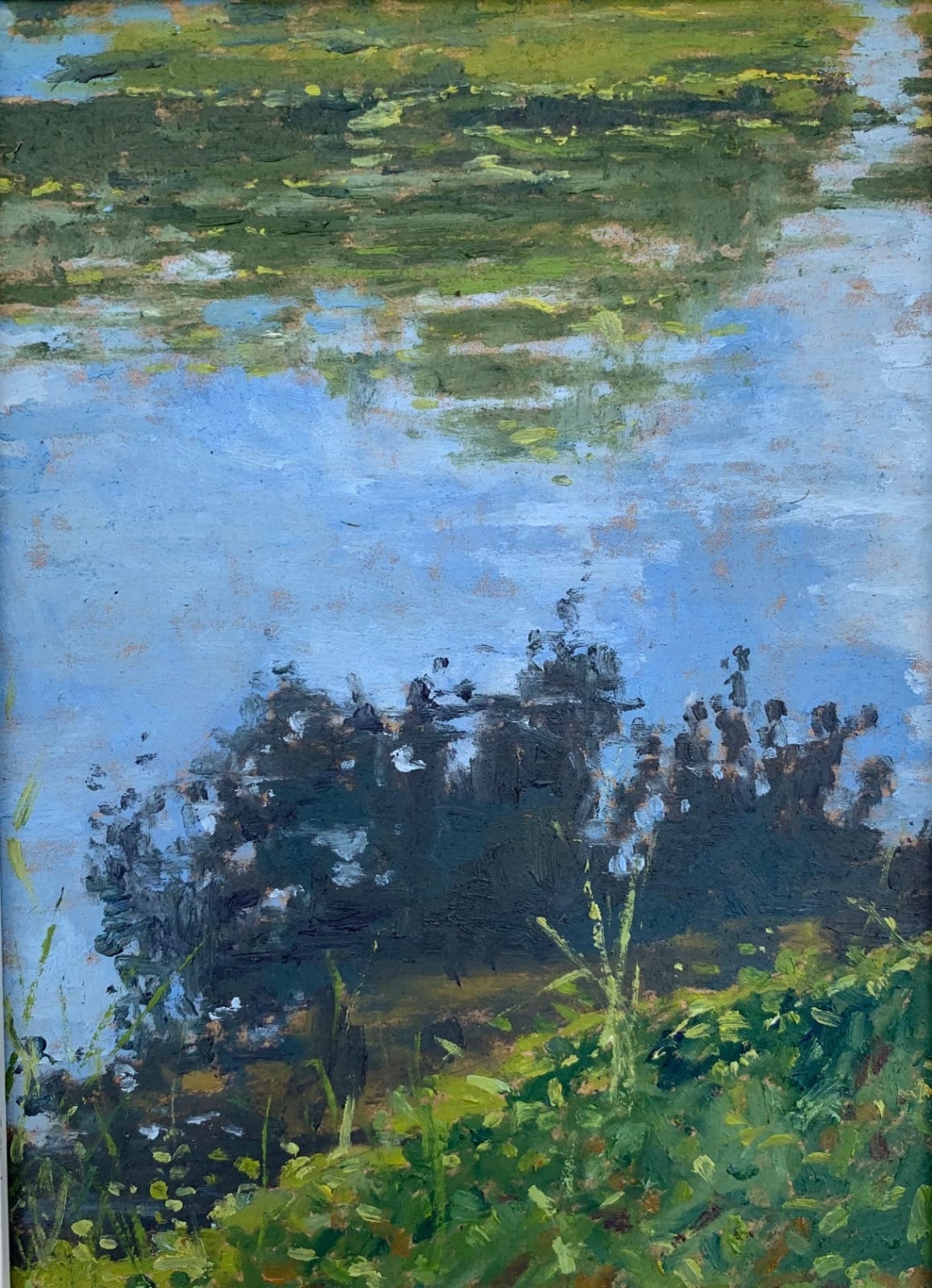 Stephen Bithell, Cool Shade on Rainbow Lake, 2022