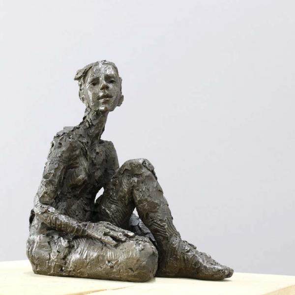 Carol Peace, Seated Female Figure 1
