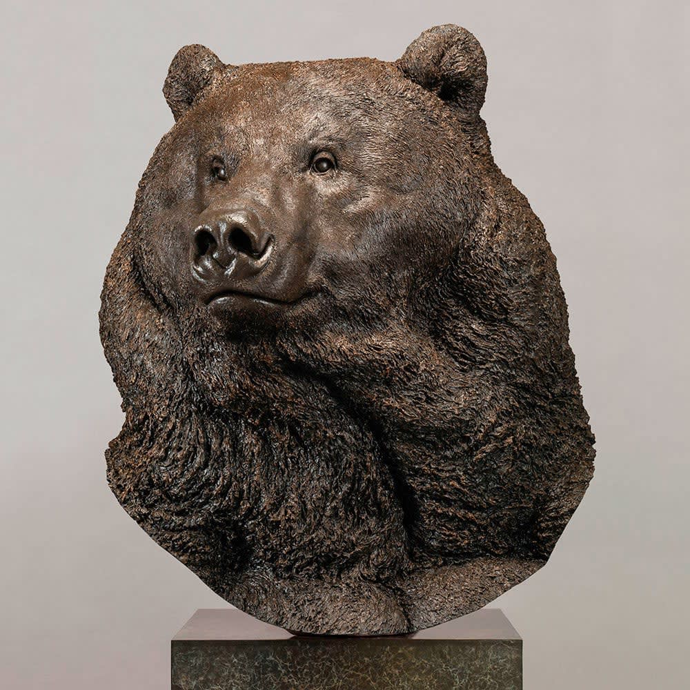 Nick Bibby, Kodiak Brown Bear (Indomitable – Head Study)