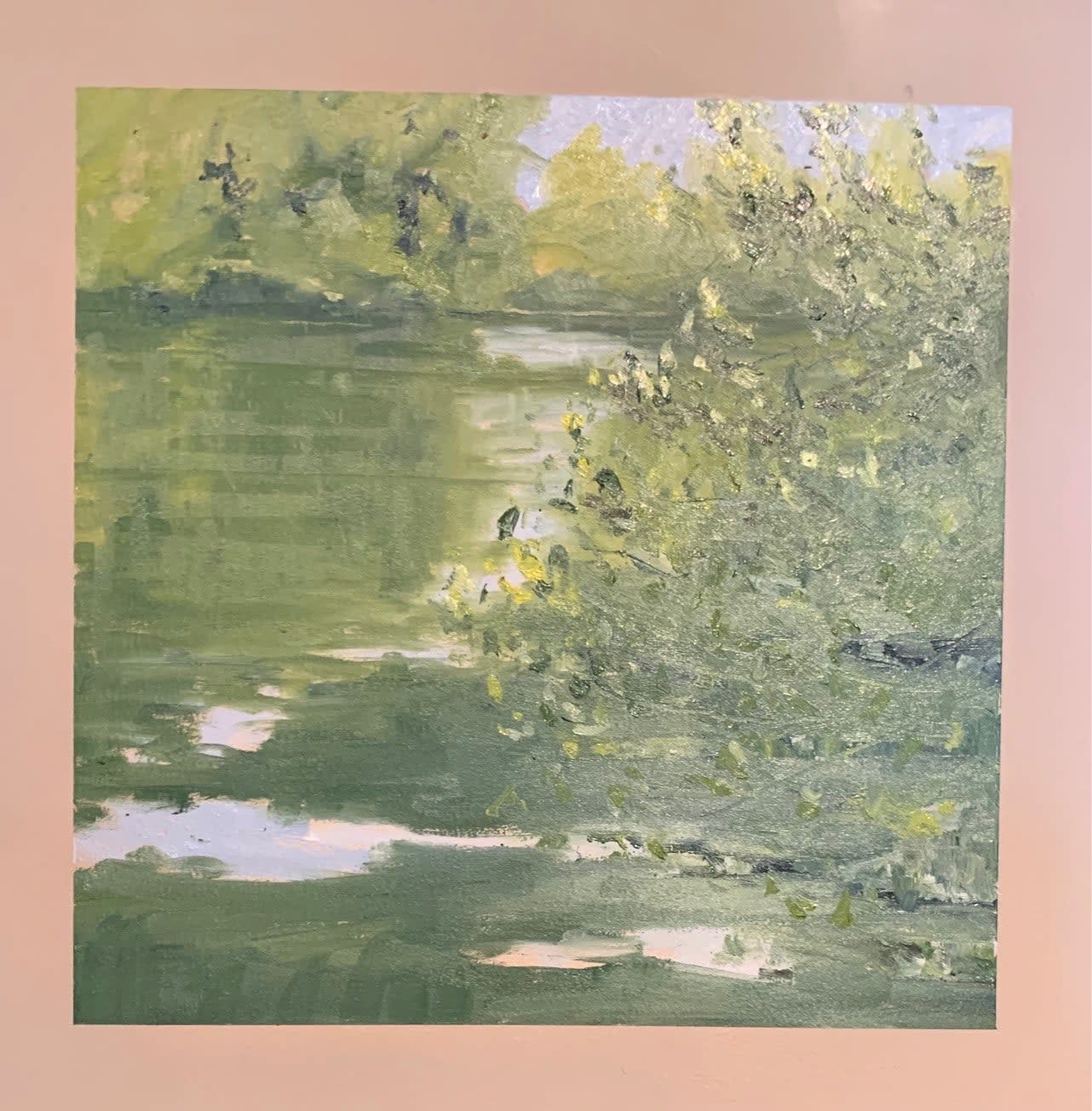 Stephen Bithell, Top of North Lake #1 Early June, 2023