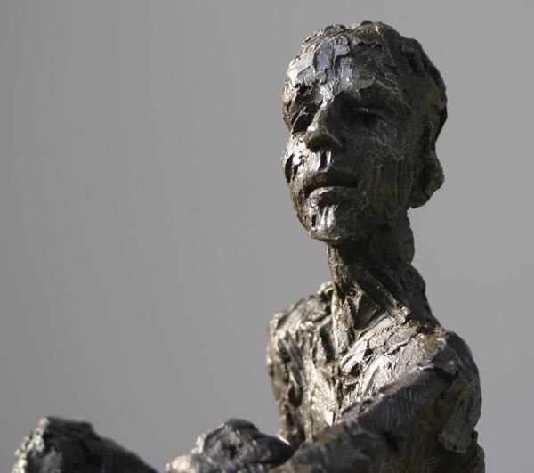 Carol Peace, Seated Male Figure 2