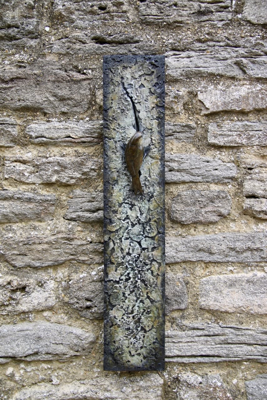 Adam Binder, Tree Creeper Plaque, 2021