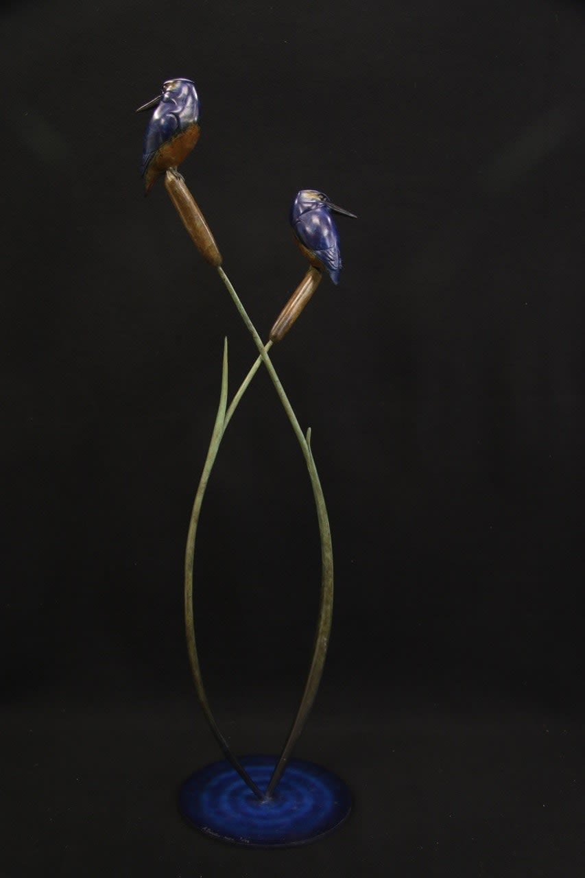 Adam Binder, Pair of Kingfishers, 2022