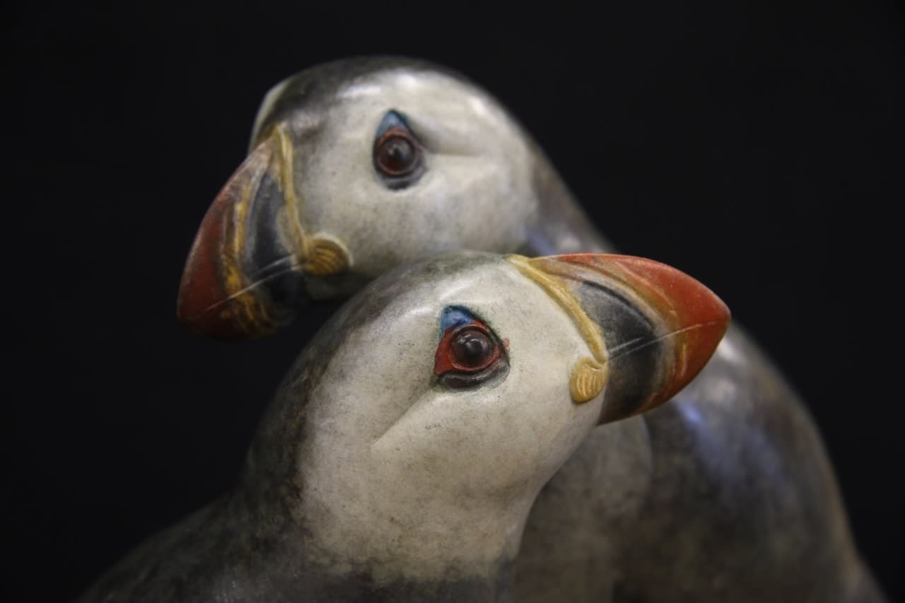 Adam Binder, Pair of Puffins , 2021