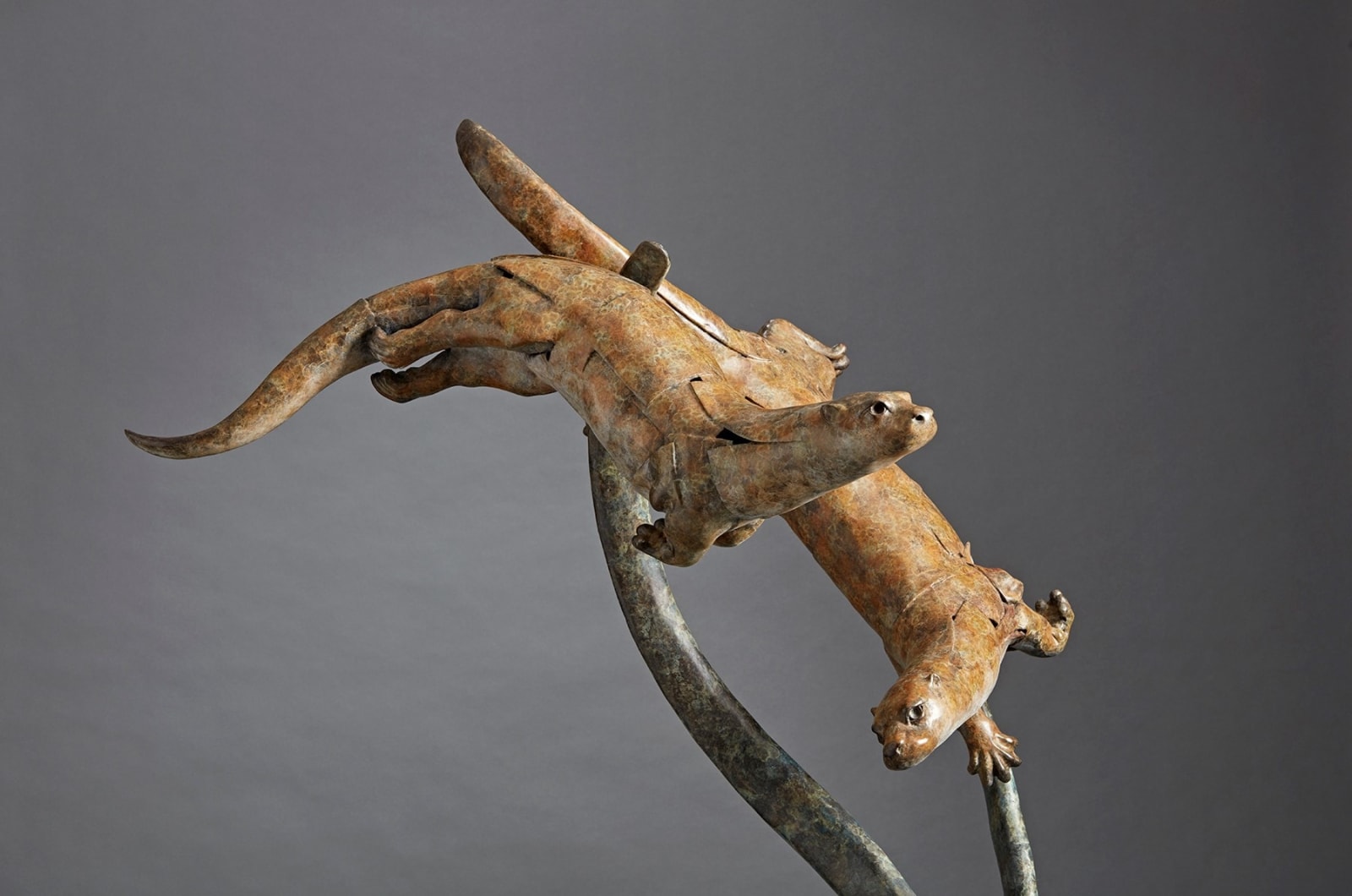 Fred Gordon, Diving Otters, 2021