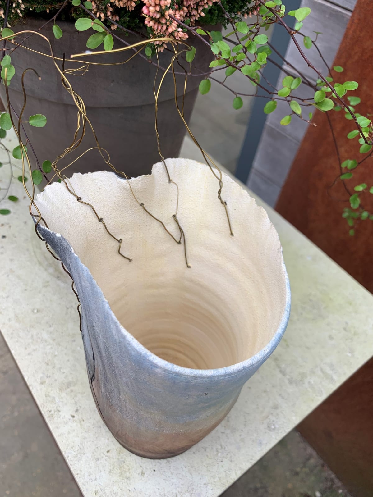 Sonya Wilkins, Small Asymmetrical Tree Vessel , 2023