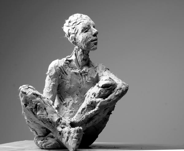 Carol Peace, Seated Male Figure 1
