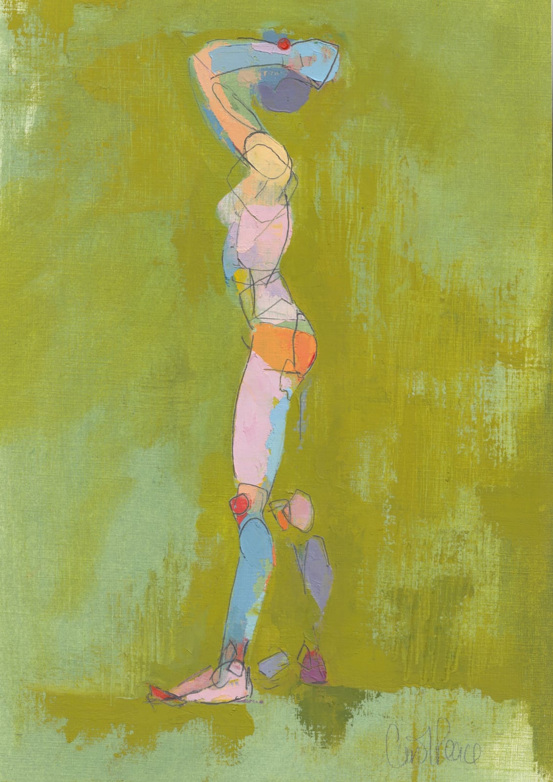 Carol Peace, Red Wrist, 2025