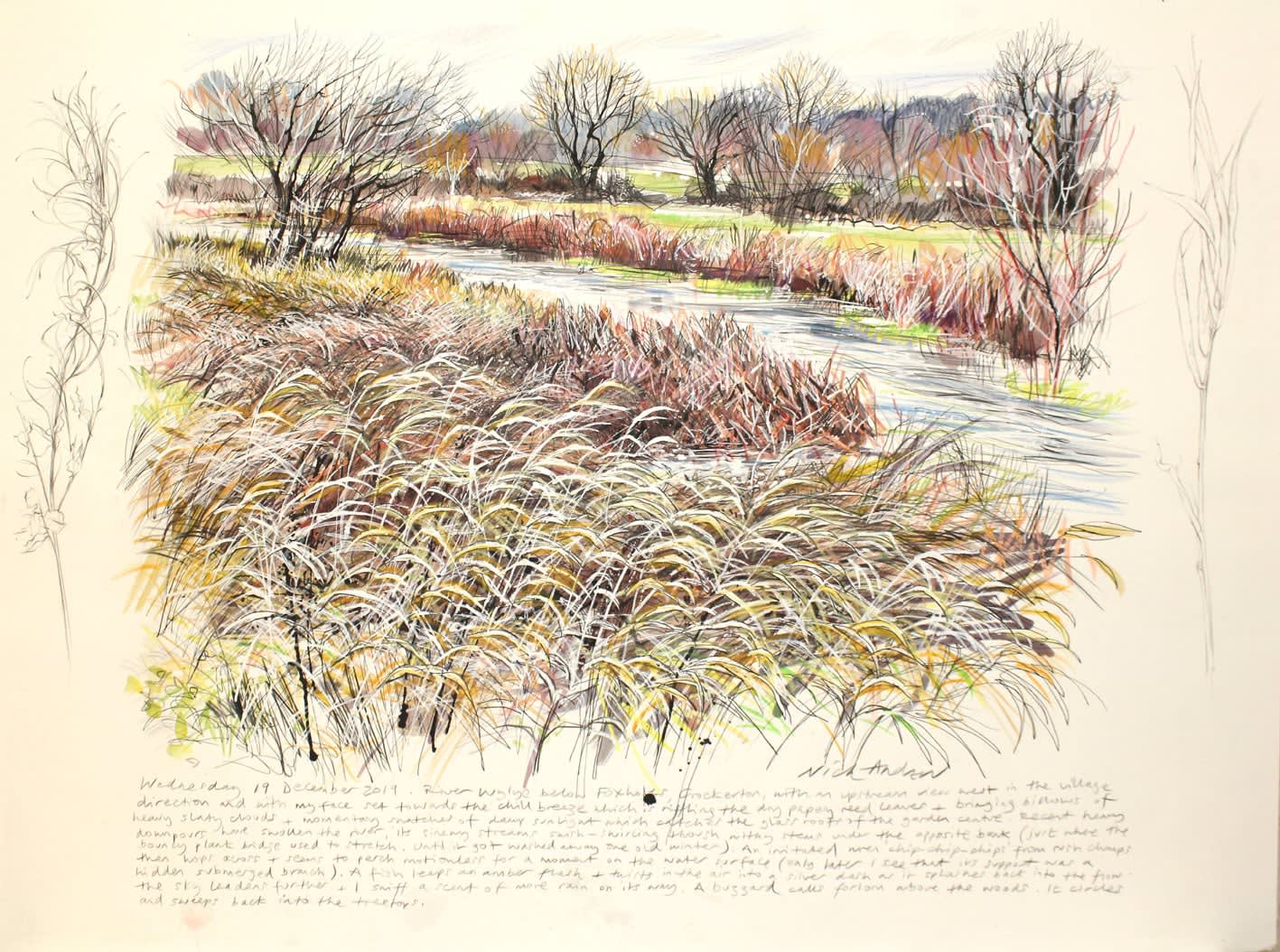 Nick Andrew, Winter Wylye, 2021