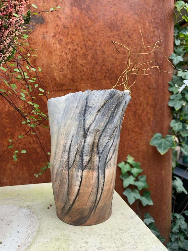 Sonya Wilkins, Small Asymmetrical Tree Vessel , 2023