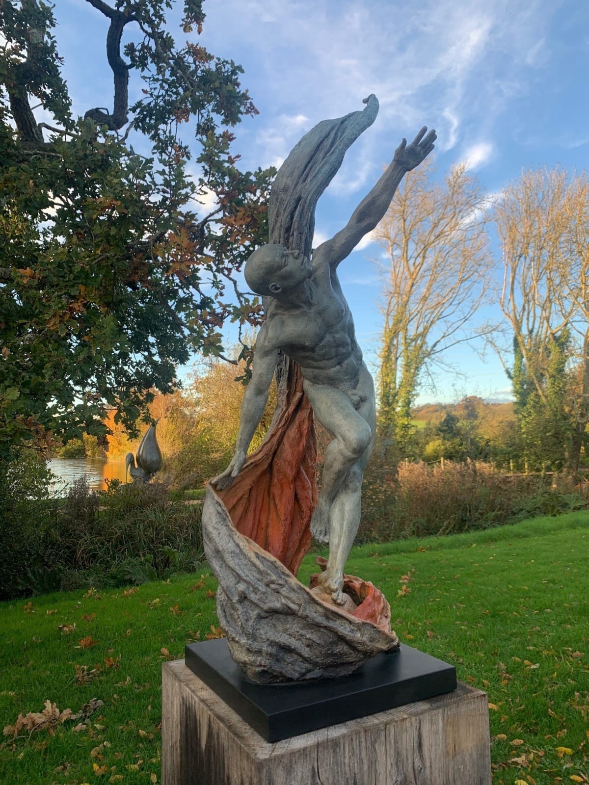 Lucianne Lassalle, Icarus Takes Flight - Leaving the Material World, 2022