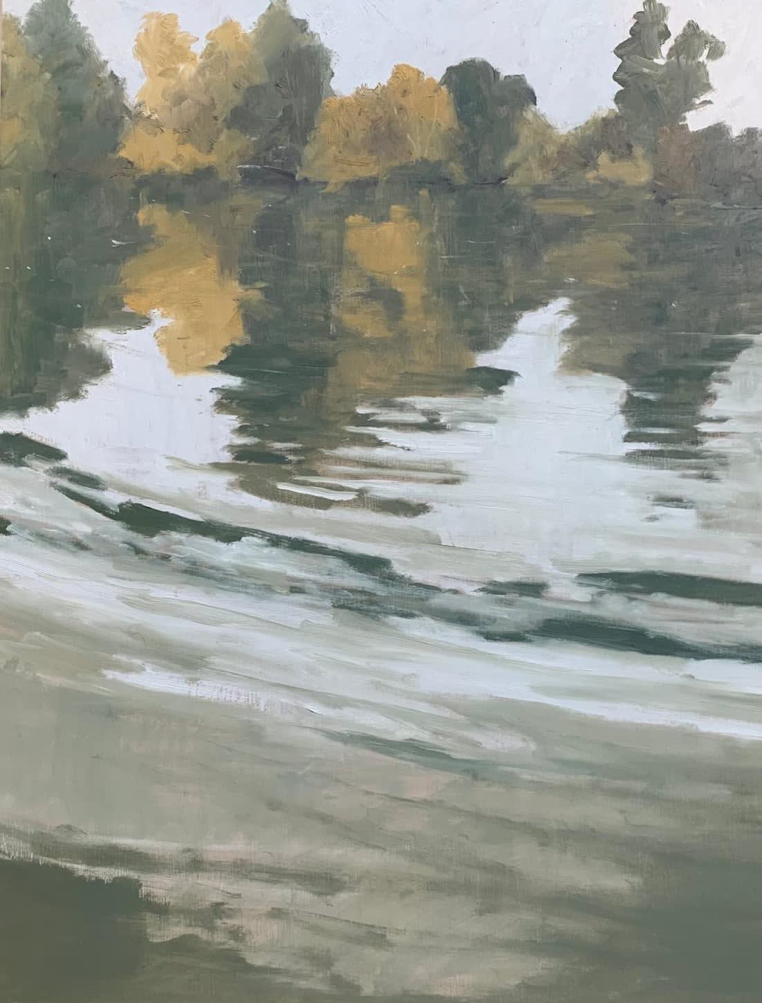 Stephen Bithell, The Bridge, The Artist's Pool, Autumn, 2024