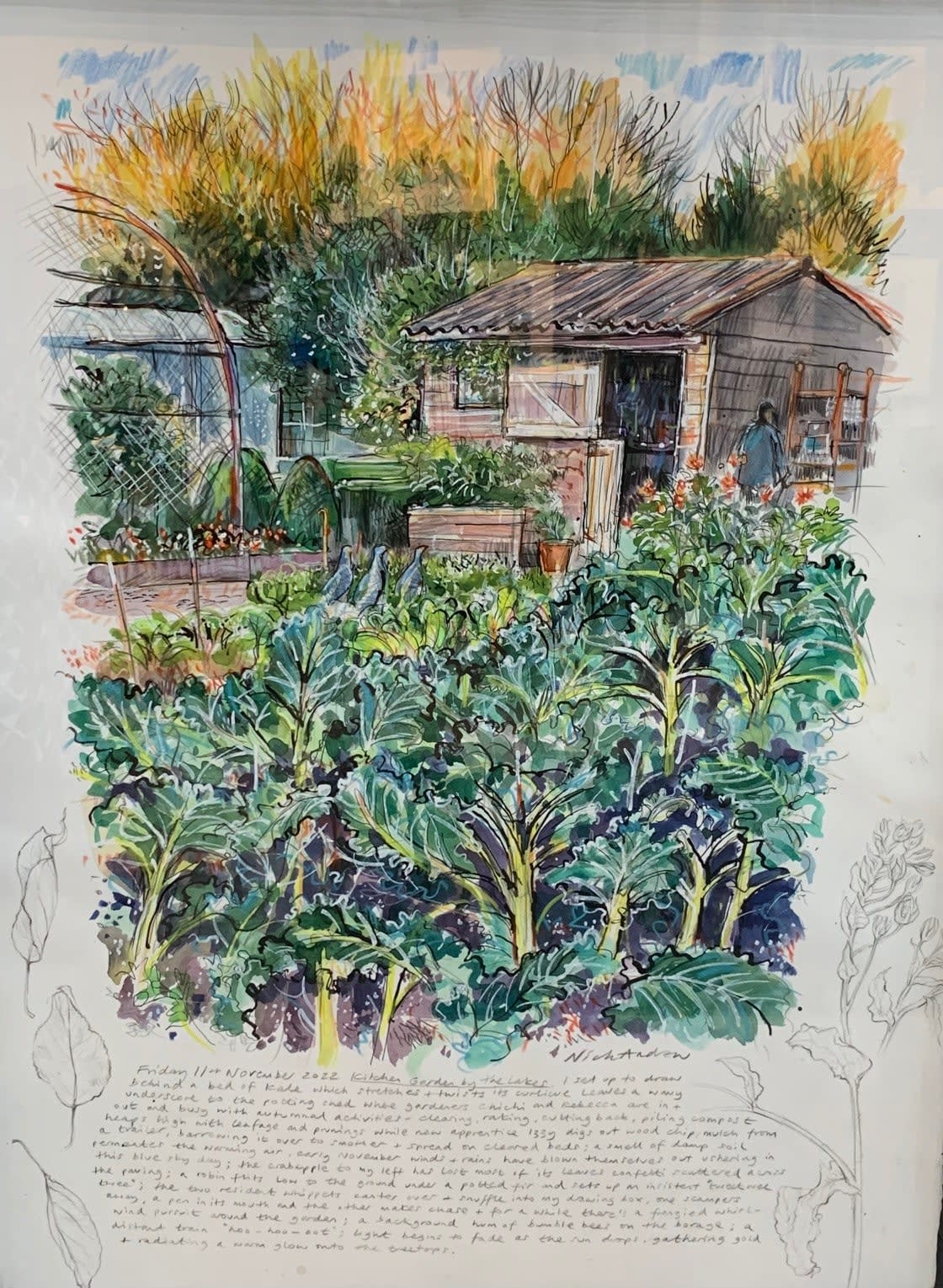 Nick Andrew, Kitchen Garden, Sculpture by the Lakes 111122, 2022
